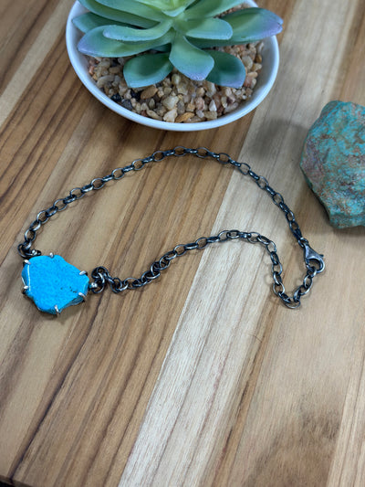 Kingman Turquoise Water Proof Necklace