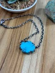 Kingman Turquoise Water Proof Necklace
