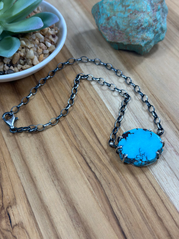Kingman Turquoise Water Proof Necklace