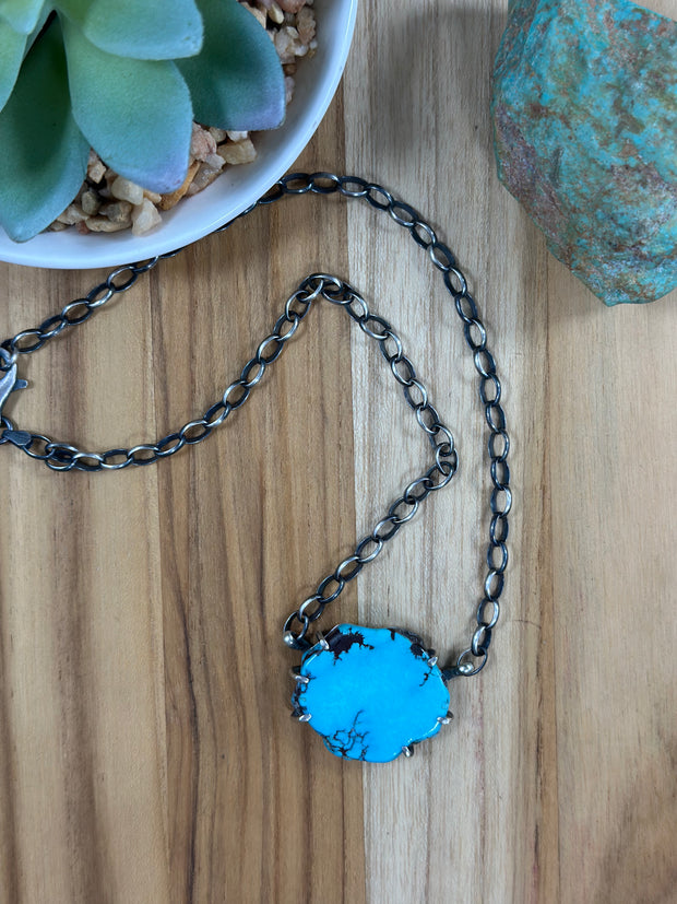 Kingman Turquoise Water Proof Necklace