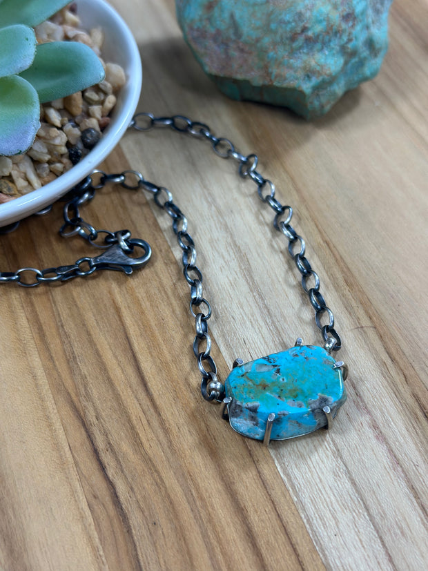 Kingman Turquoise Water Proof Necklace
