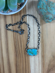 Kingman Turquoise Water Proof Necklace