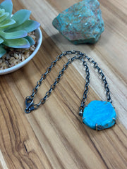 Kingman Turquoise Water Proof Necklace