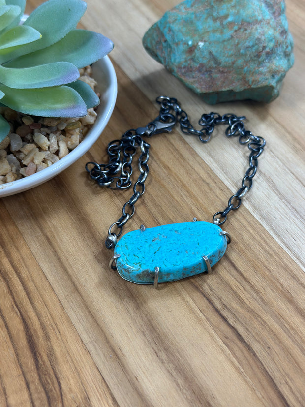 Kingman Turquoise Water Proof Necklace