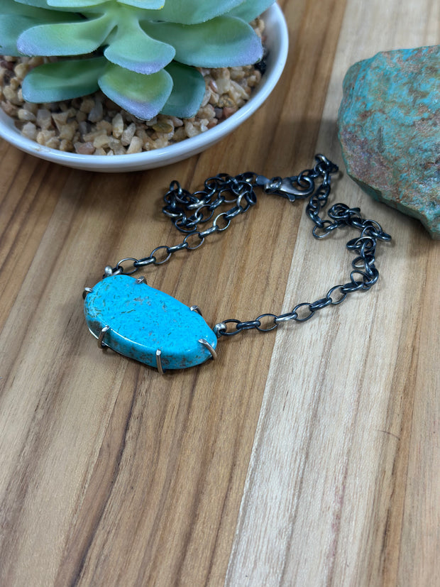 Kingman Turquoise Water Proof Necklace