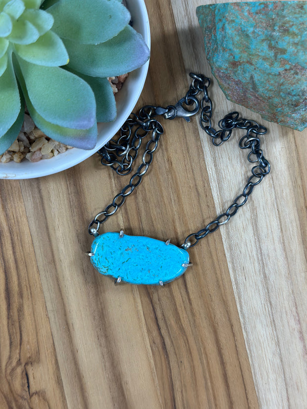 Kingman Turquoise Water Proof Necklace
