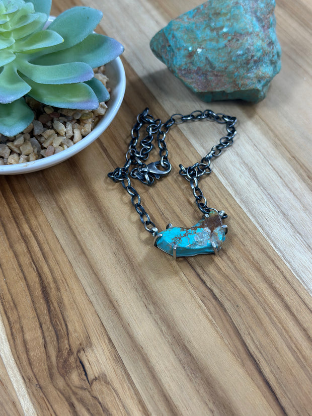 Kingman Turquoise Water Proof Necklace