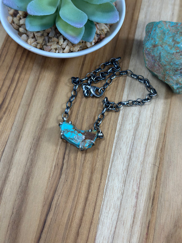 Kingman Turquoise Water Proof Necklace