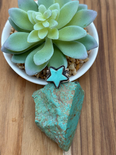 Turquoise Star Ring