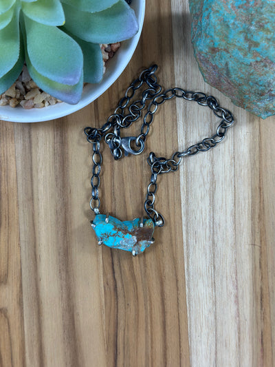 Kingman Turquoise Water Proof Necklace