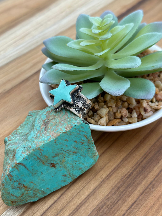 Turquoise Star Ring