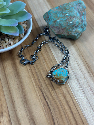 Kingman Turquoise Water Proof Necklace