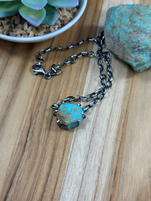 Kingman Turquoise Water Proof Necklace