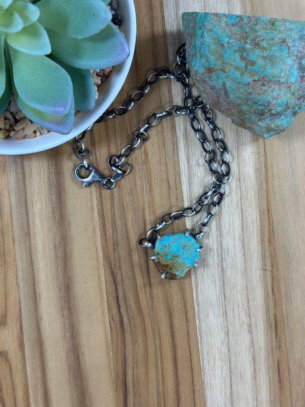Kingman Turquoise Water Proof Necklace