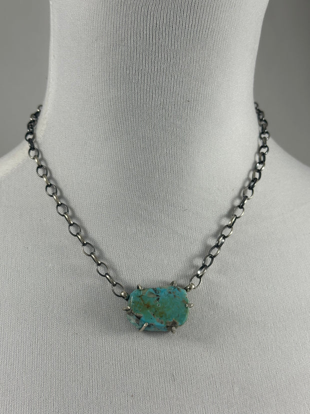 Kingman Turquoise Water Proof Necklace