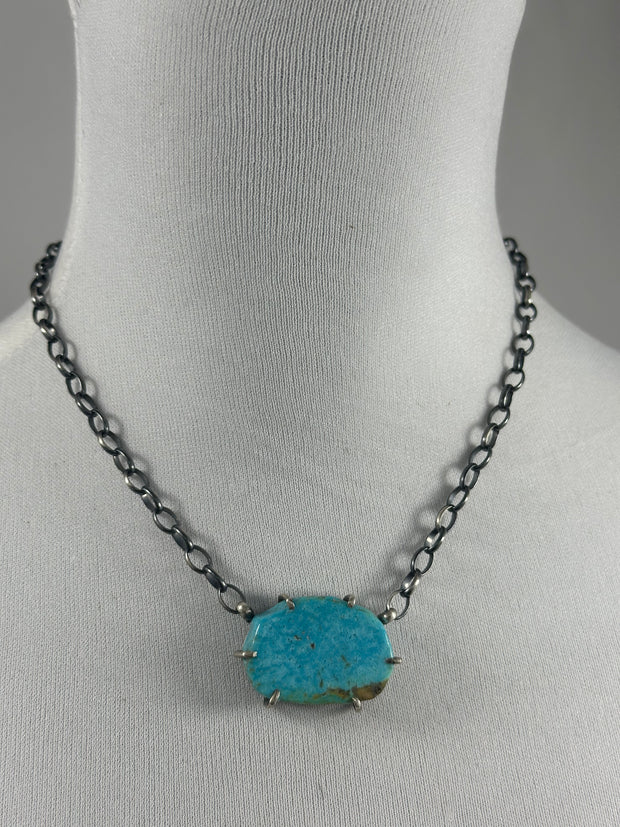 Kingman Turquoise Water Proof Necklace