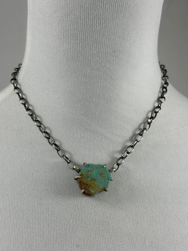 Kingman Turquoise Water Proof Necklace
