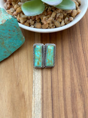 Kingman Turquoise Stud Earrings
