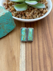 Kingman Turquoise Stud Earrings