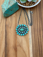 Kingman Cluster Necklace