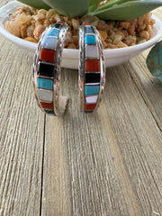 Multi-Color Hoop Earrings