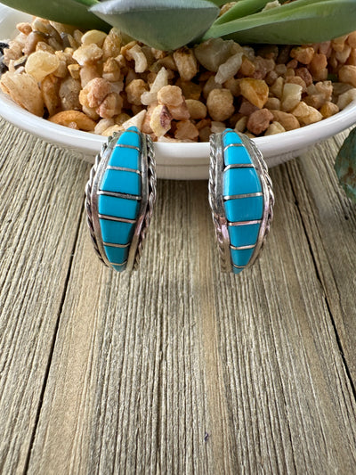 Zuni Hoop Earrings