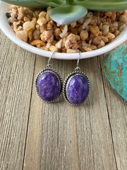 Charoite Dangle Earrings