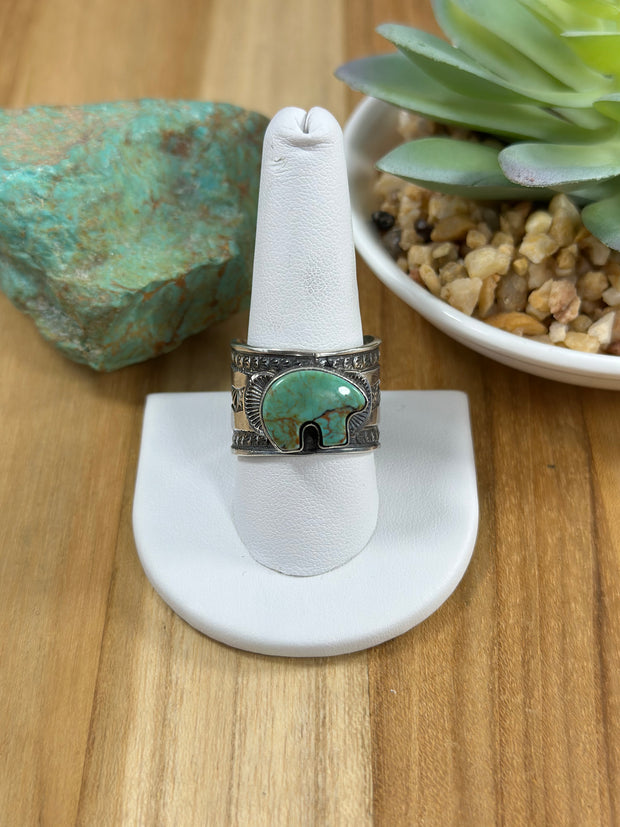 Kingman Bear Shape Ring