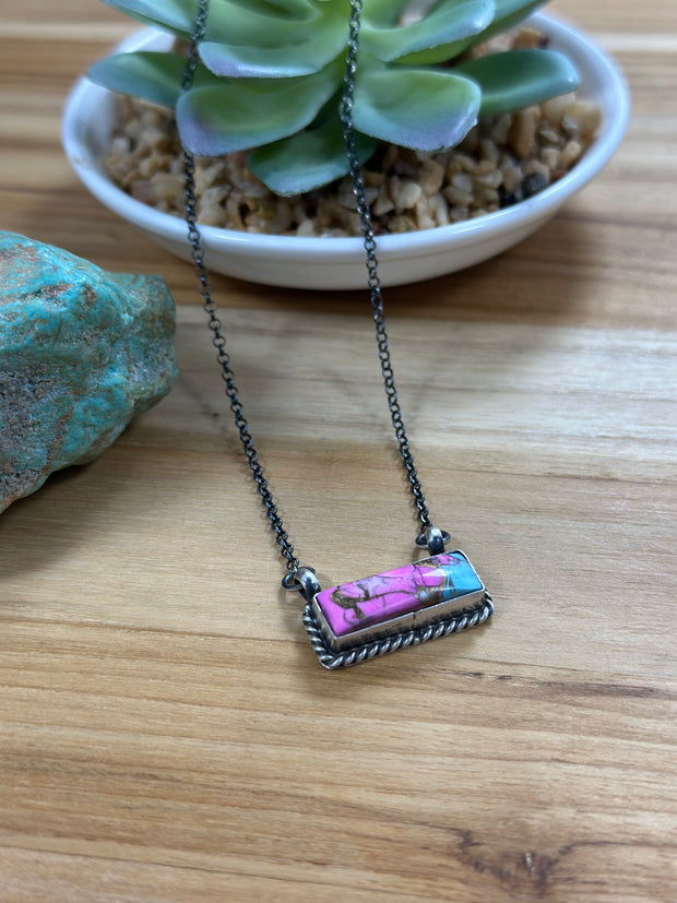 Cotton Candy Bar Necklace