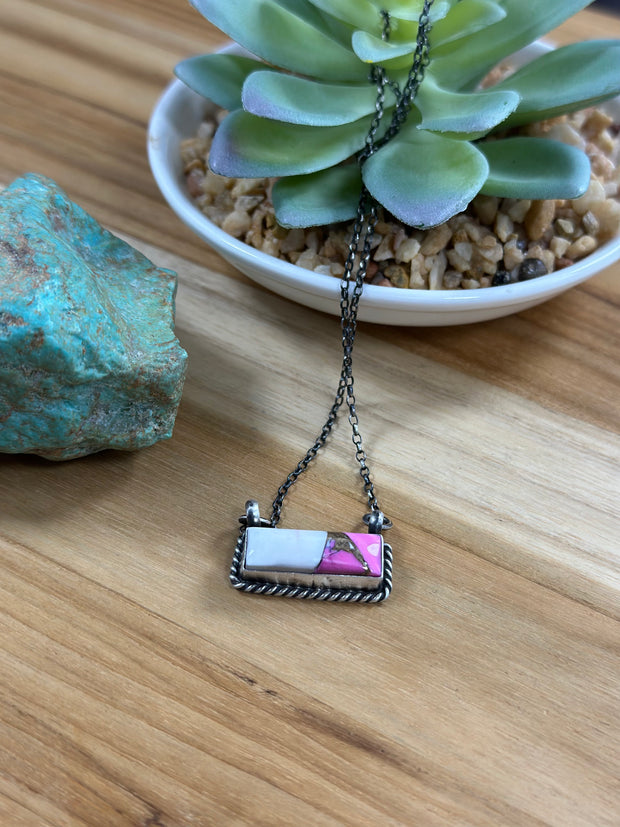 Cotton Candy Bar Necklace