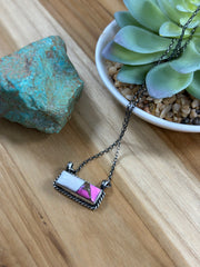 Cotton Candy Bar Necklace