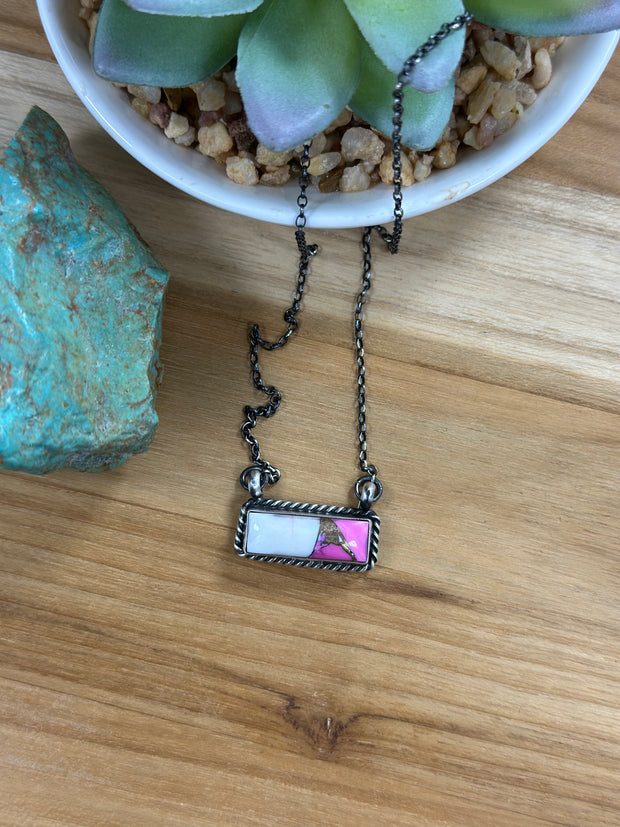Cotton Candy Bar Necklace