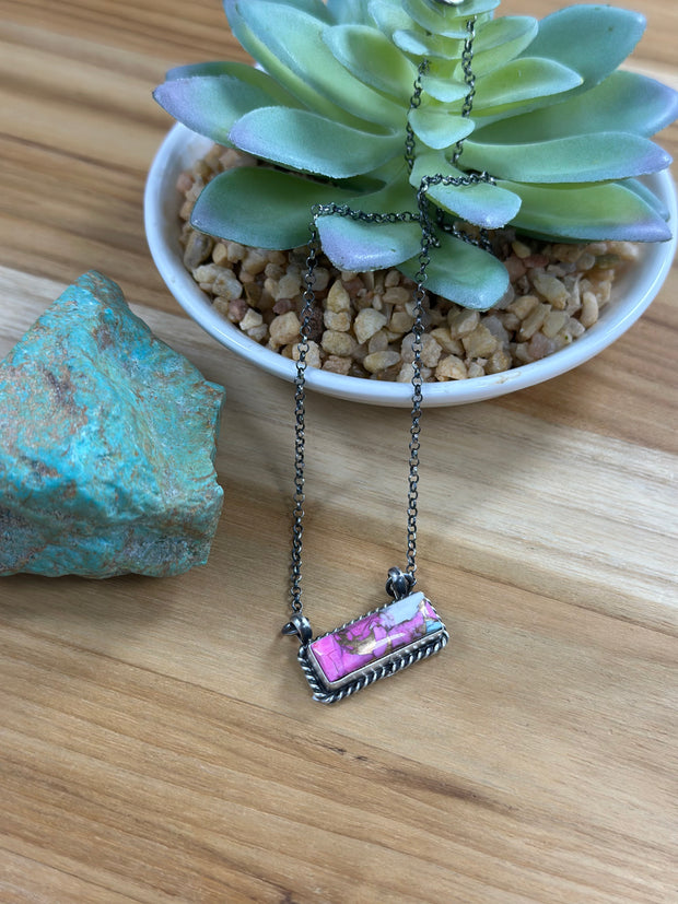 Cotton Candy Bar Necklace