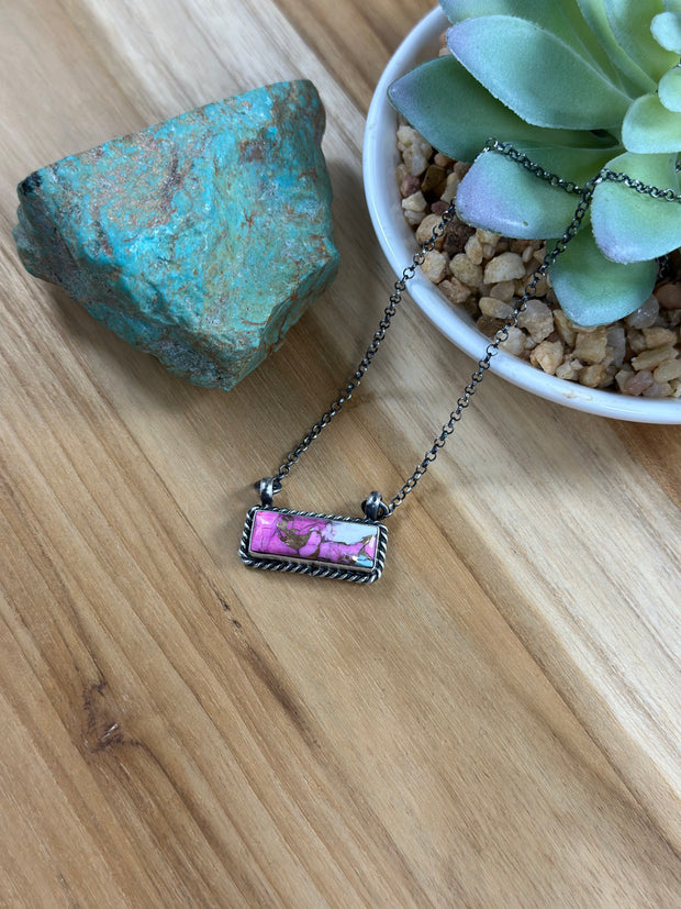 Cotton Candy Bar Necklace