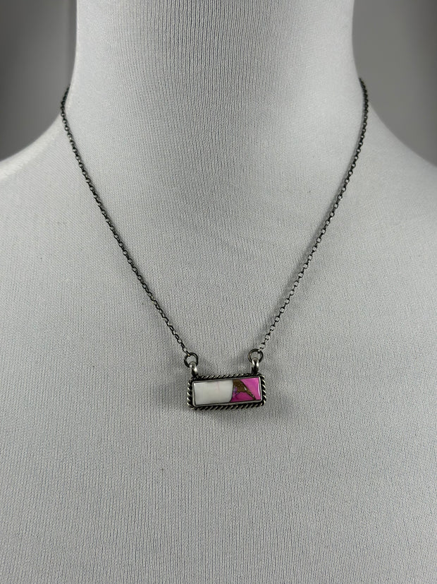 Cotton Candy Bar Necklace