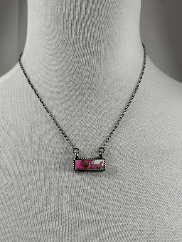 Cotton Candy Bar Necklace