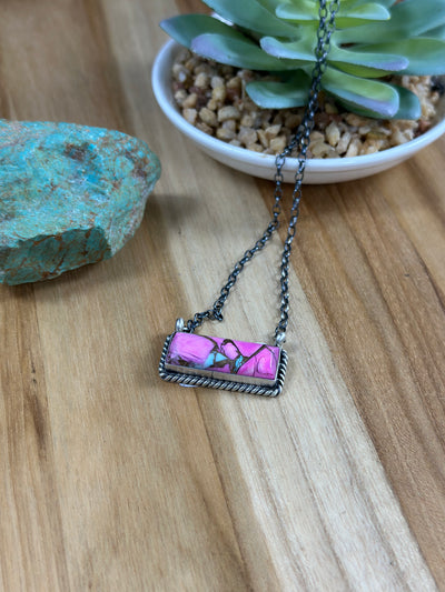 Cotton Candy Bar Necklace