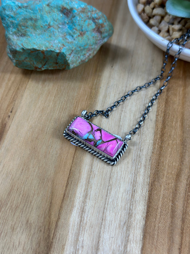 Cotton Candy Bar Necklace
