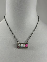 Cotton Candy Bar Necklace