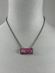 Cotton Candy Bar Necklace