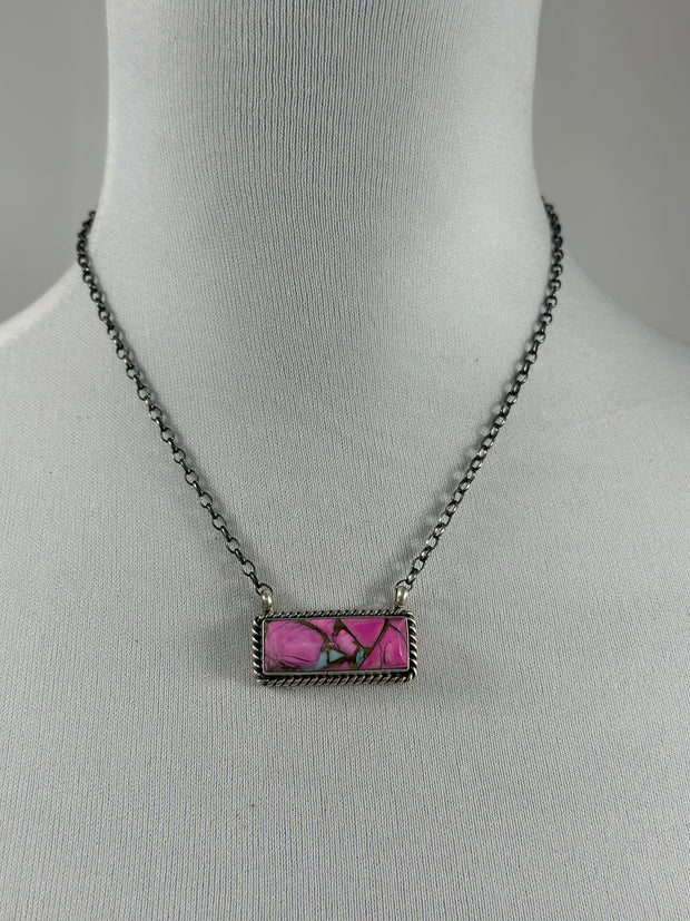 Cotton Candy Bar Necklace