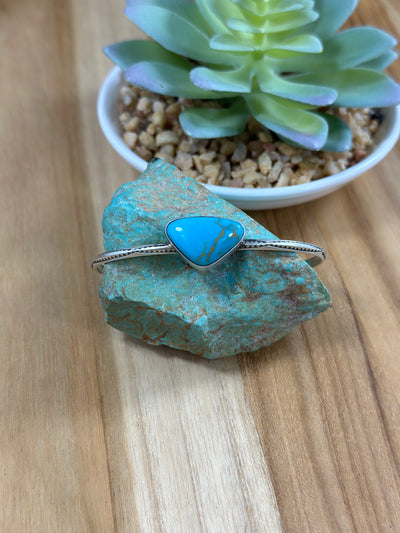 Kingman Turquoise Adjustable Cuff