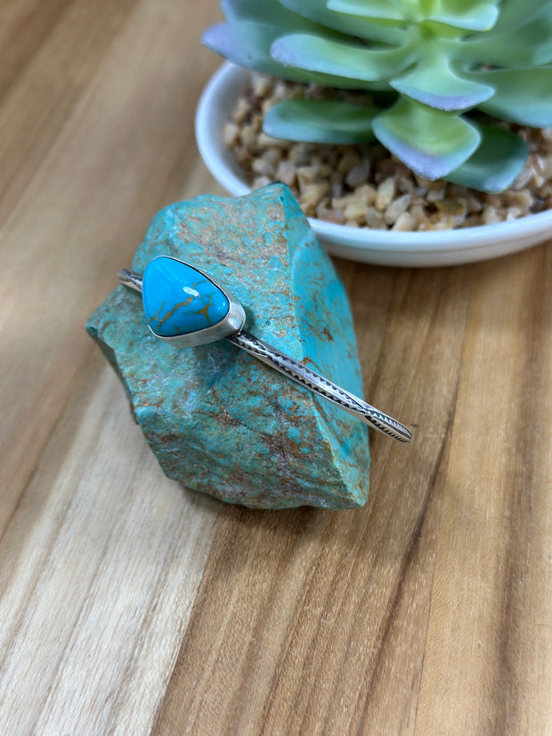 Kingman Turquoise Adjustable Cuff