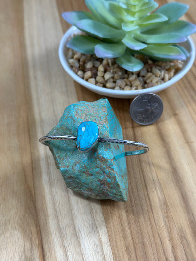 Kingman Turquoise Adjustable Cuff