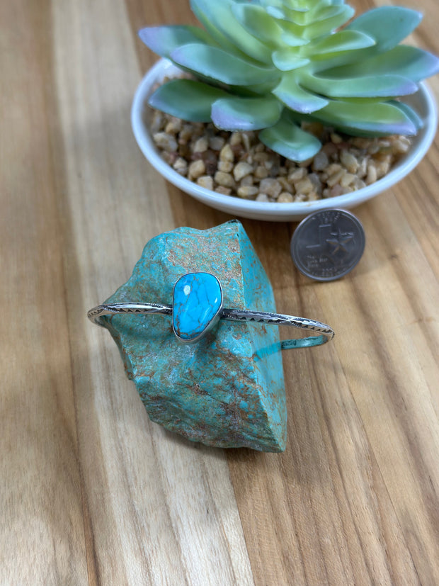 Kingman Turquoise Adjustable Cuff