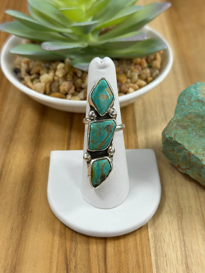 3 Stone Kingman Adjustable Ring