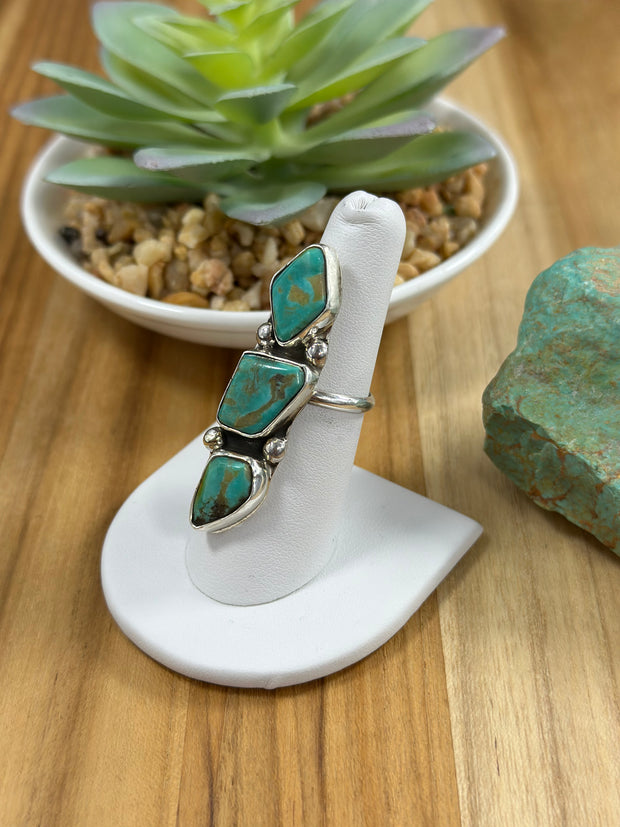 3 Stone Kingman Adjustable Ring