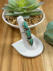 3 Stone Kingman Adjustable Ring