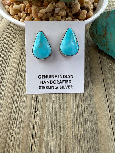 Kingman Teardrop Studs