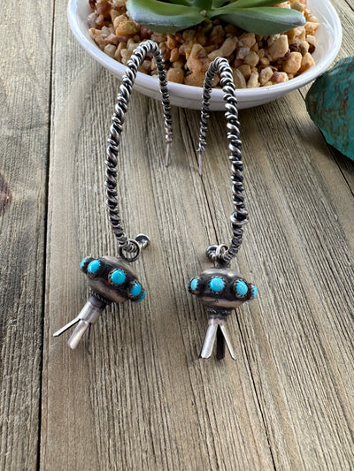 "Saucer" Blossom Dangle Earrings